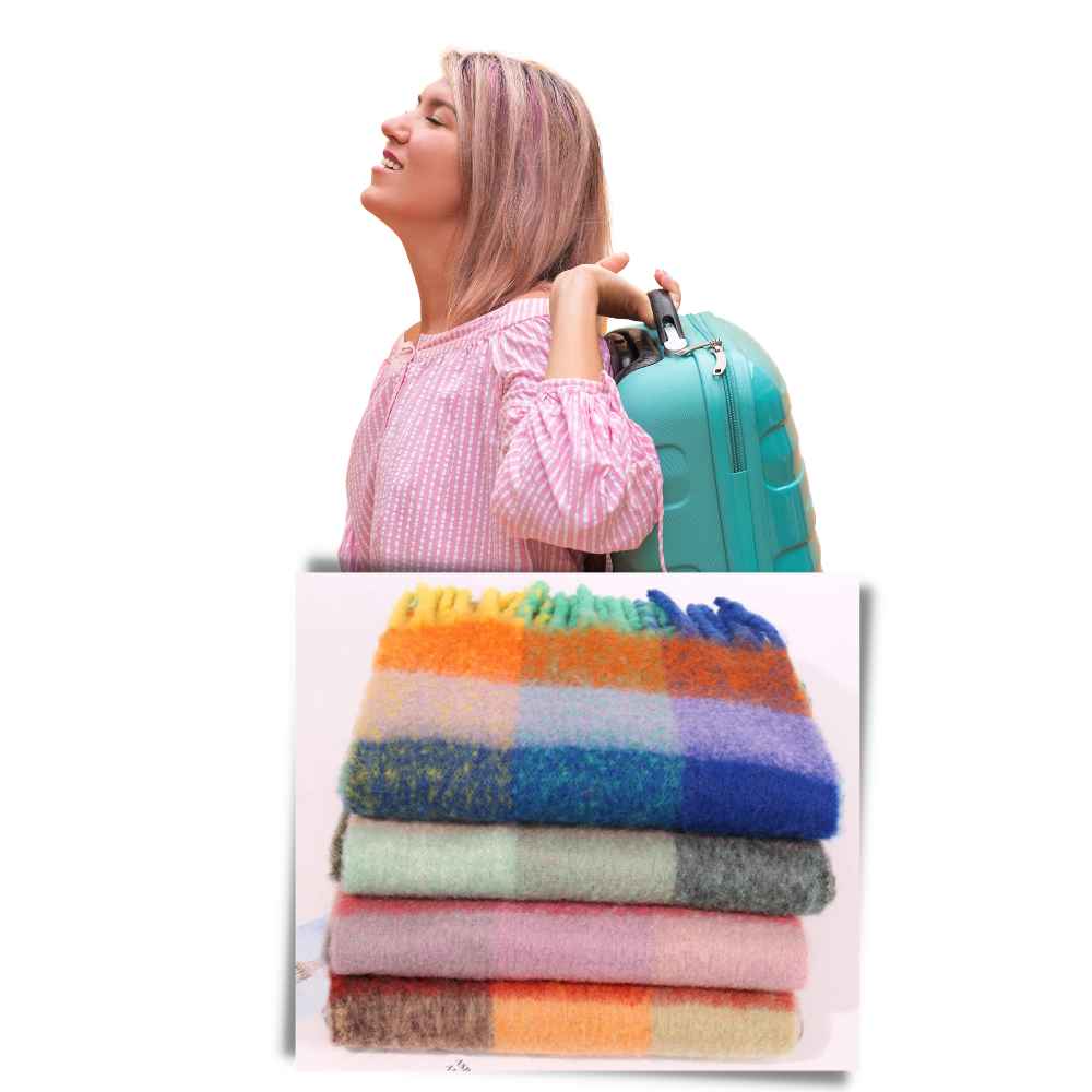 Plaid Women's Winter Scarf