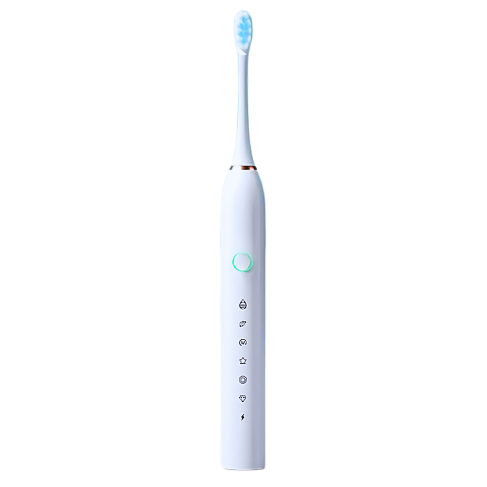 Adult Sonic Electric Toothbrush -White - Ozerty