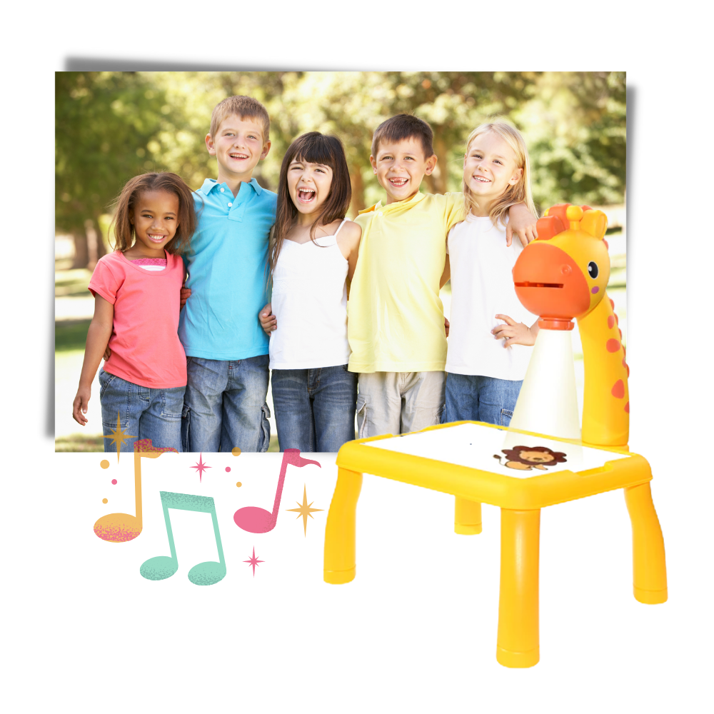 Children projection drawing board