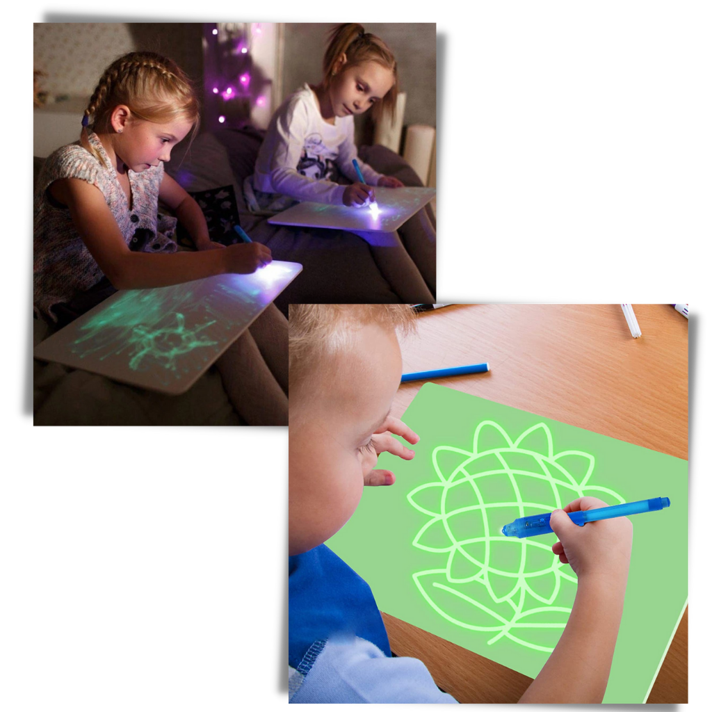 Magical Light Drawing Board Set