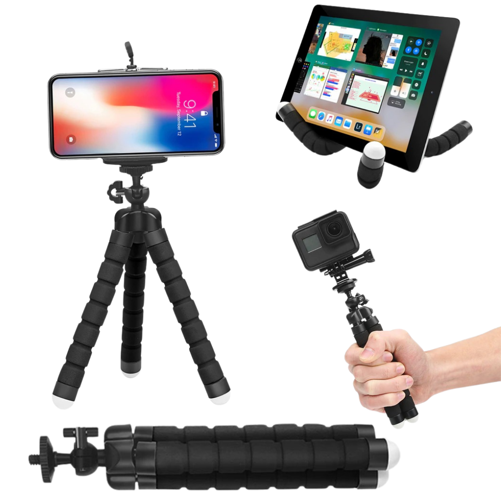Mini Flexible Phone Tripod Stand Set