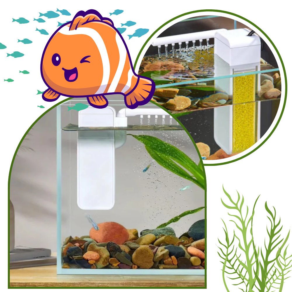 Clog-Resistant Fish Tank Filter Pump - Ozerty