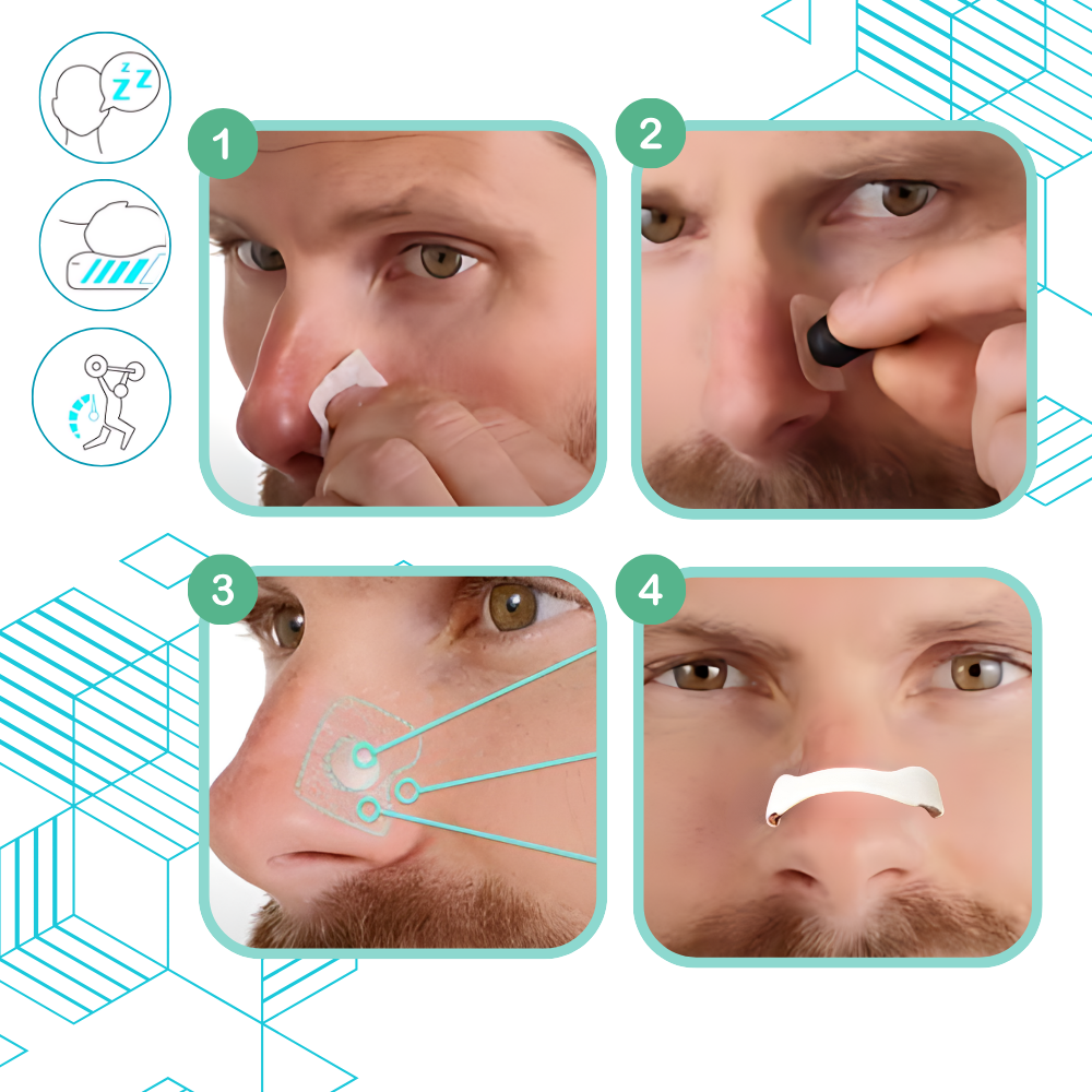 Comfortable Nasal Breathing Strips - Ozerty