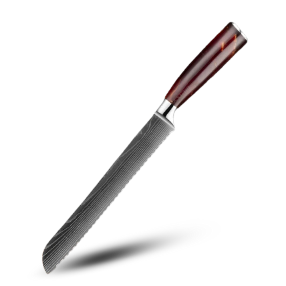 Fire Land Series Japanese Knives -Pankiri - Bread Knife 8 inch/20 cm - Ozerty