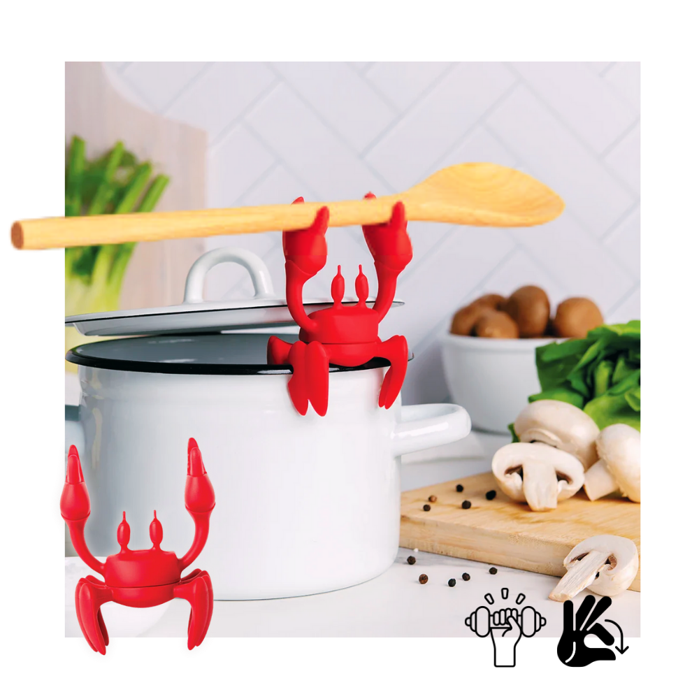 Fun Crab Non-Slip Spoon Holder - Ozerty