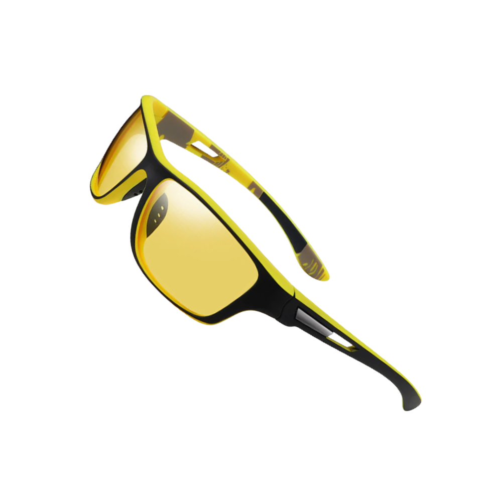 Glare Guard Pro Sunglasses -Black & Yellow - Ozerty
