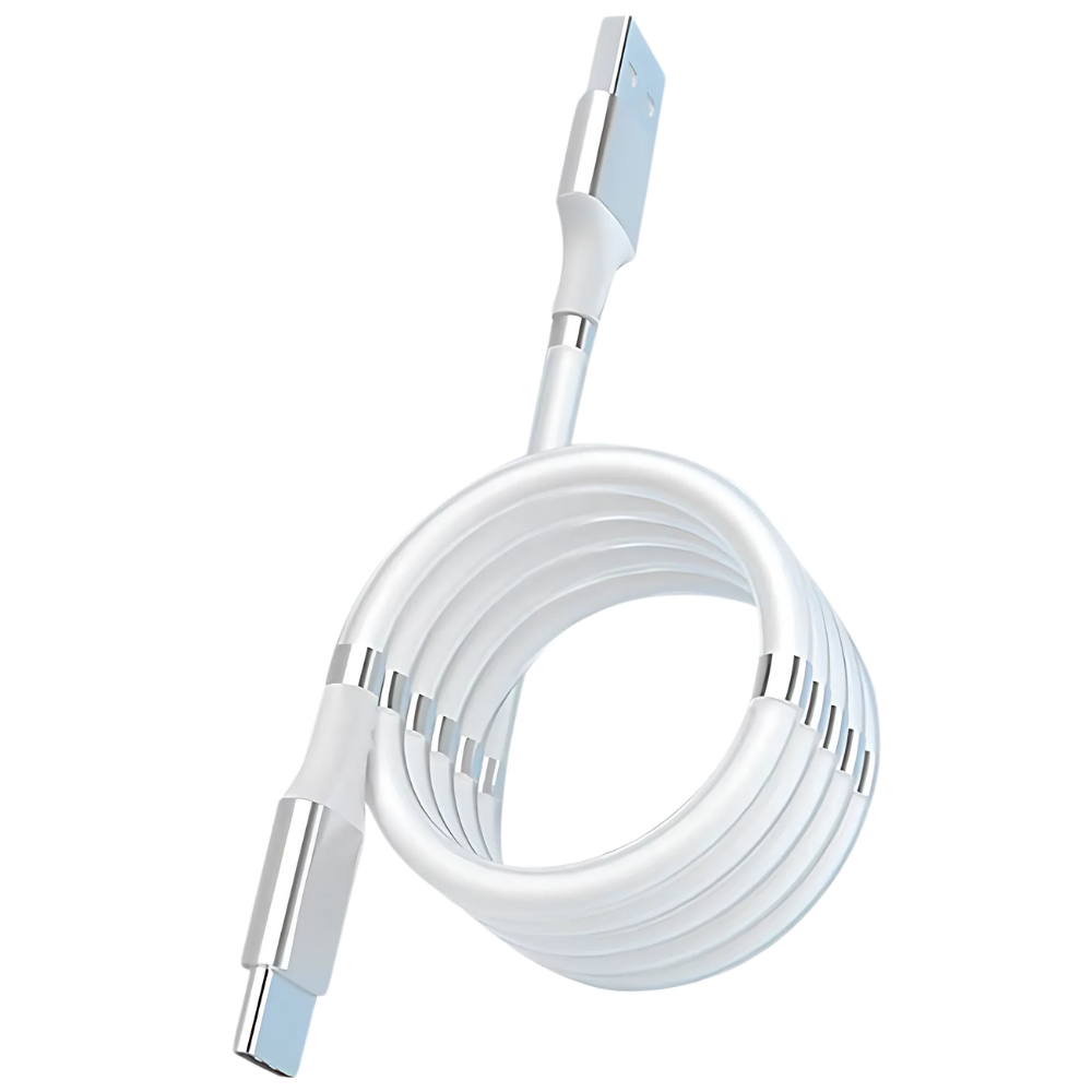 Magnetic Flex USB Cable -White - Ozerty