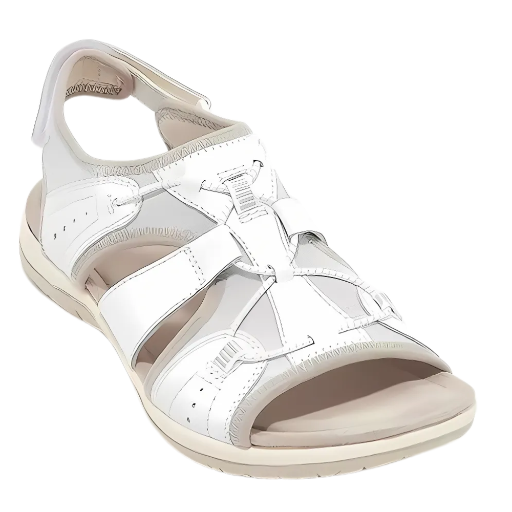 Orthotic Support Non-Slip Sandals -White - Ozerty