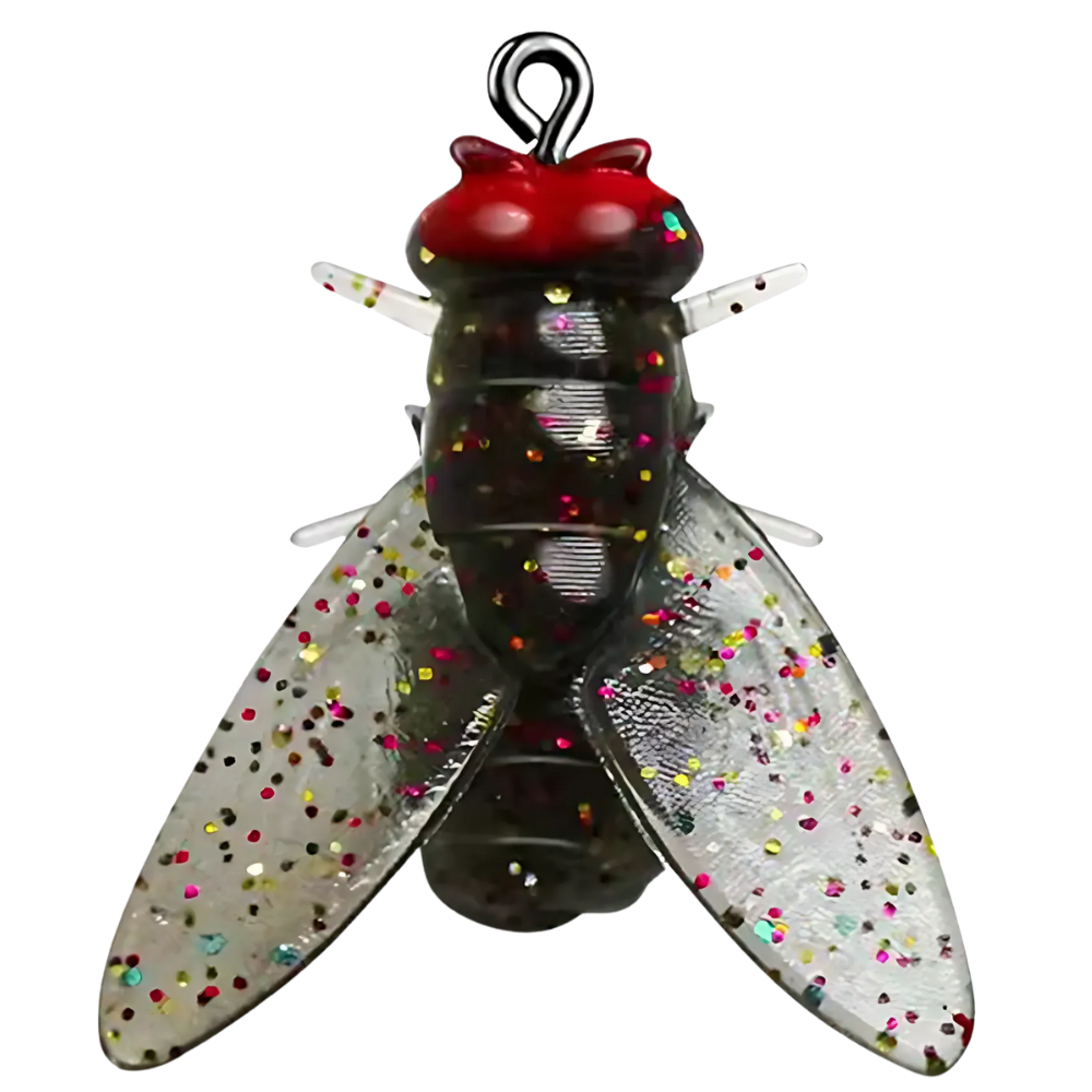 Realistic Fly Fishing Bait -Black - Ozerty