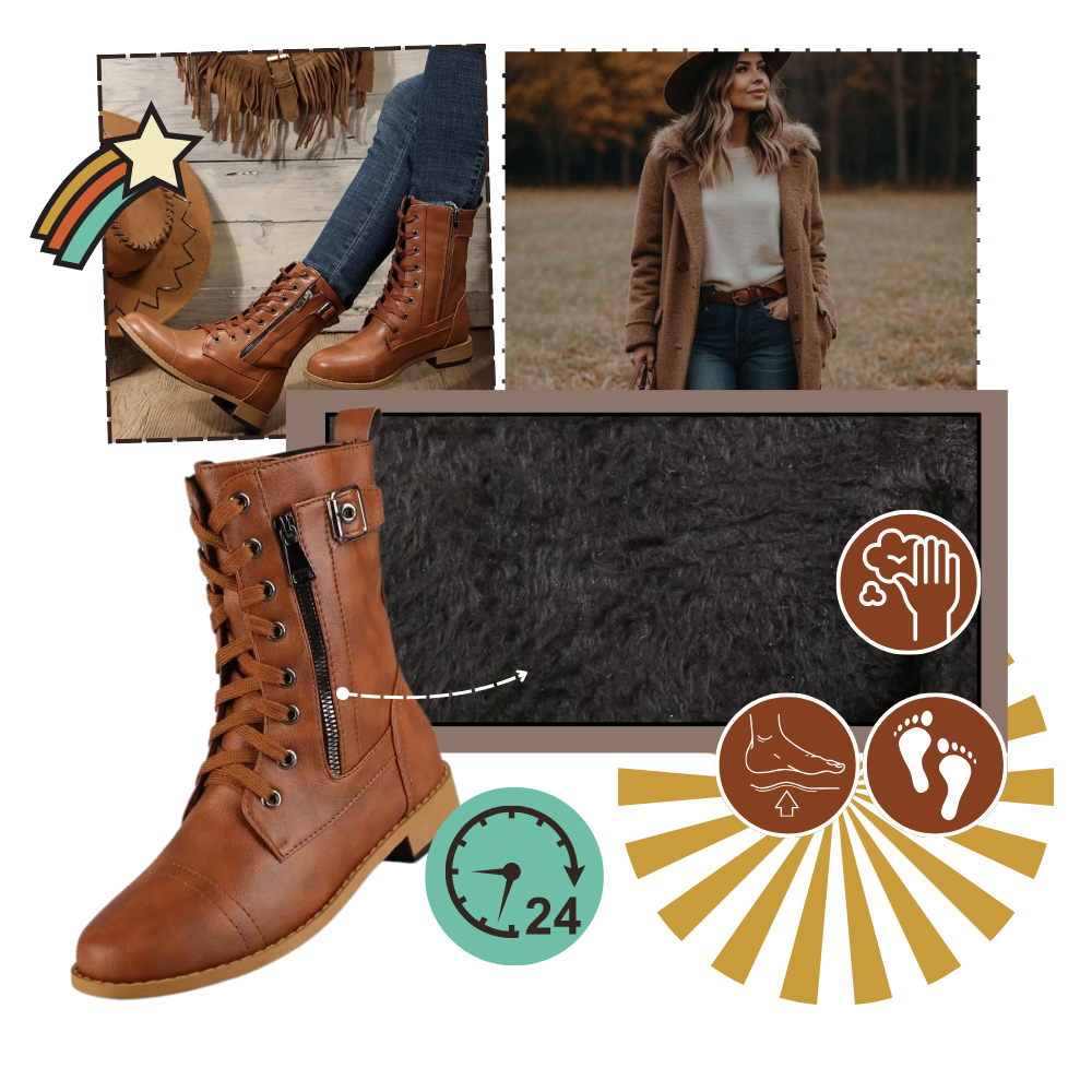 Stylish Non-Slip Walking Boots - Ozerty