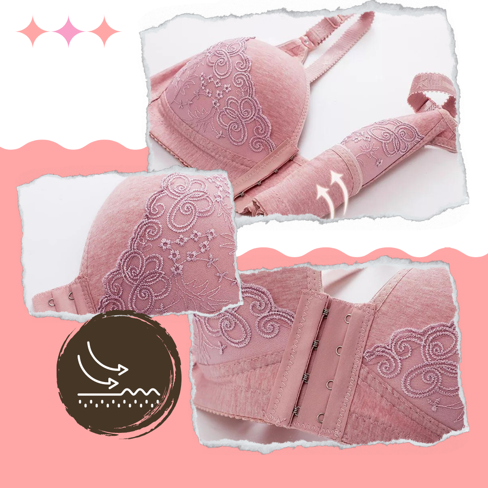 Wireless Plus Size Push Up Bra - Ozerty