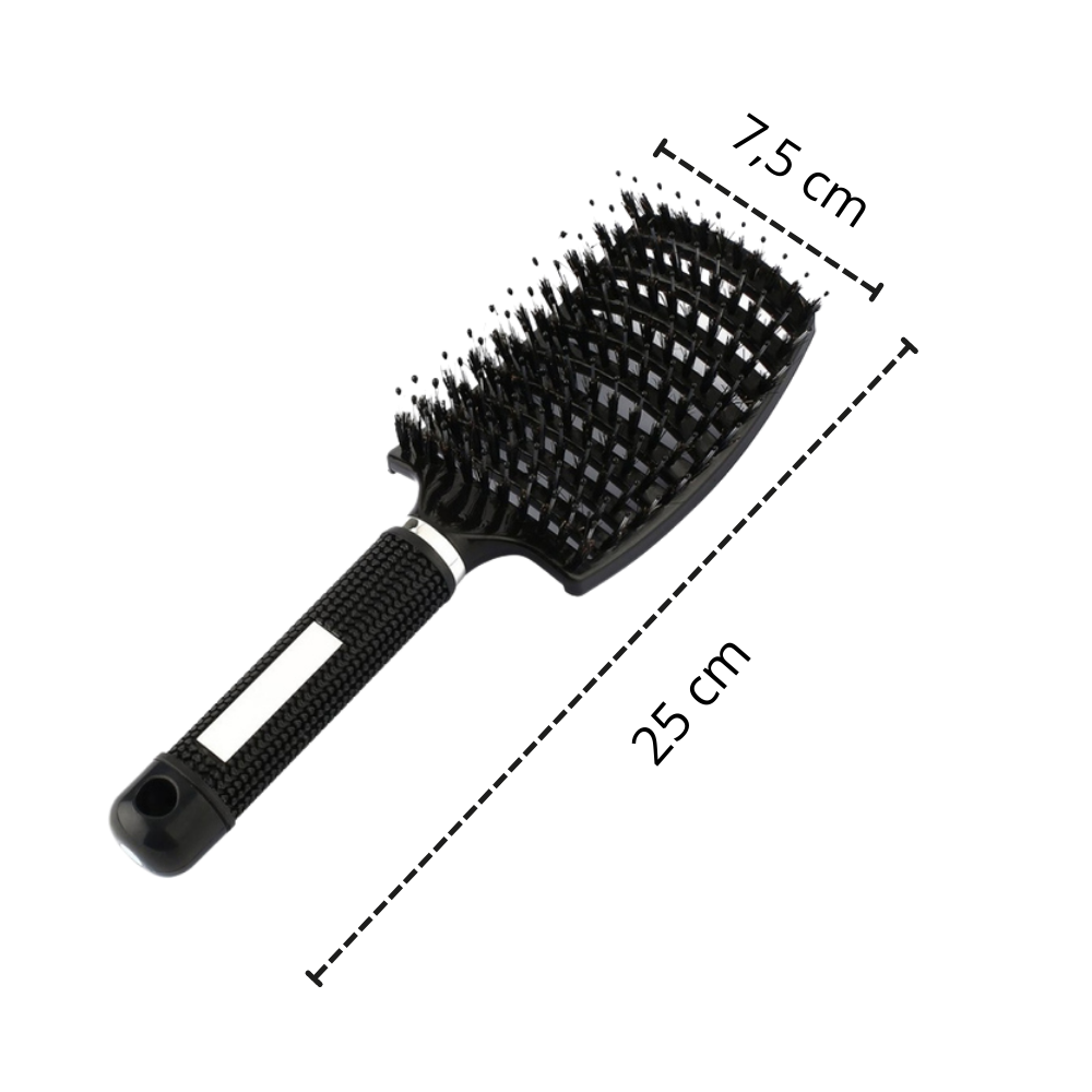 Boar Bristle Massaging Hairbrush