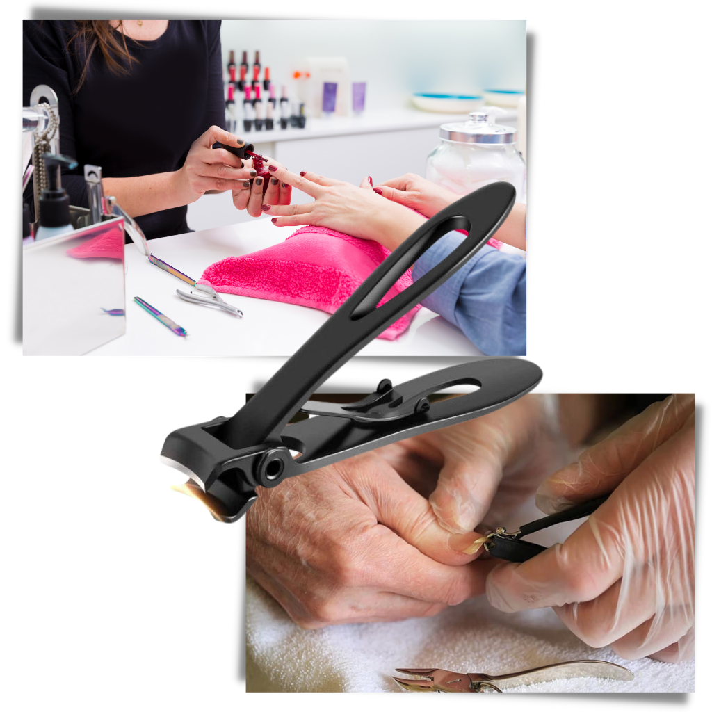 Stainless Steel Wide Jaw Nail Clippers