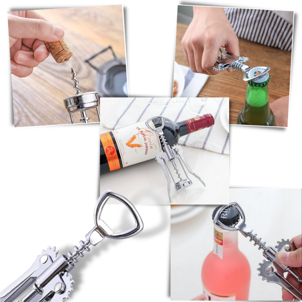 Versatile Wine Bottle Opener