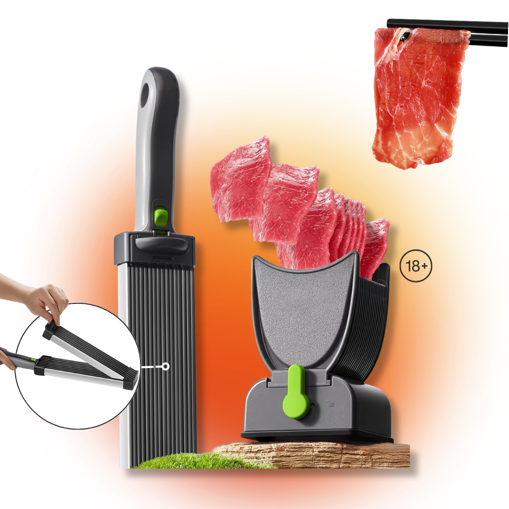 Adjustable Thickness Manual Meat Slicer  - Ozerty