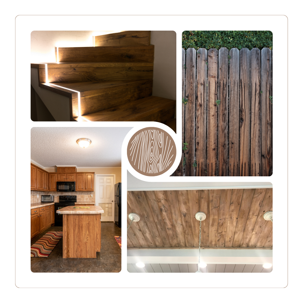 Double Rubber Wood Grain Tool - Ozerty