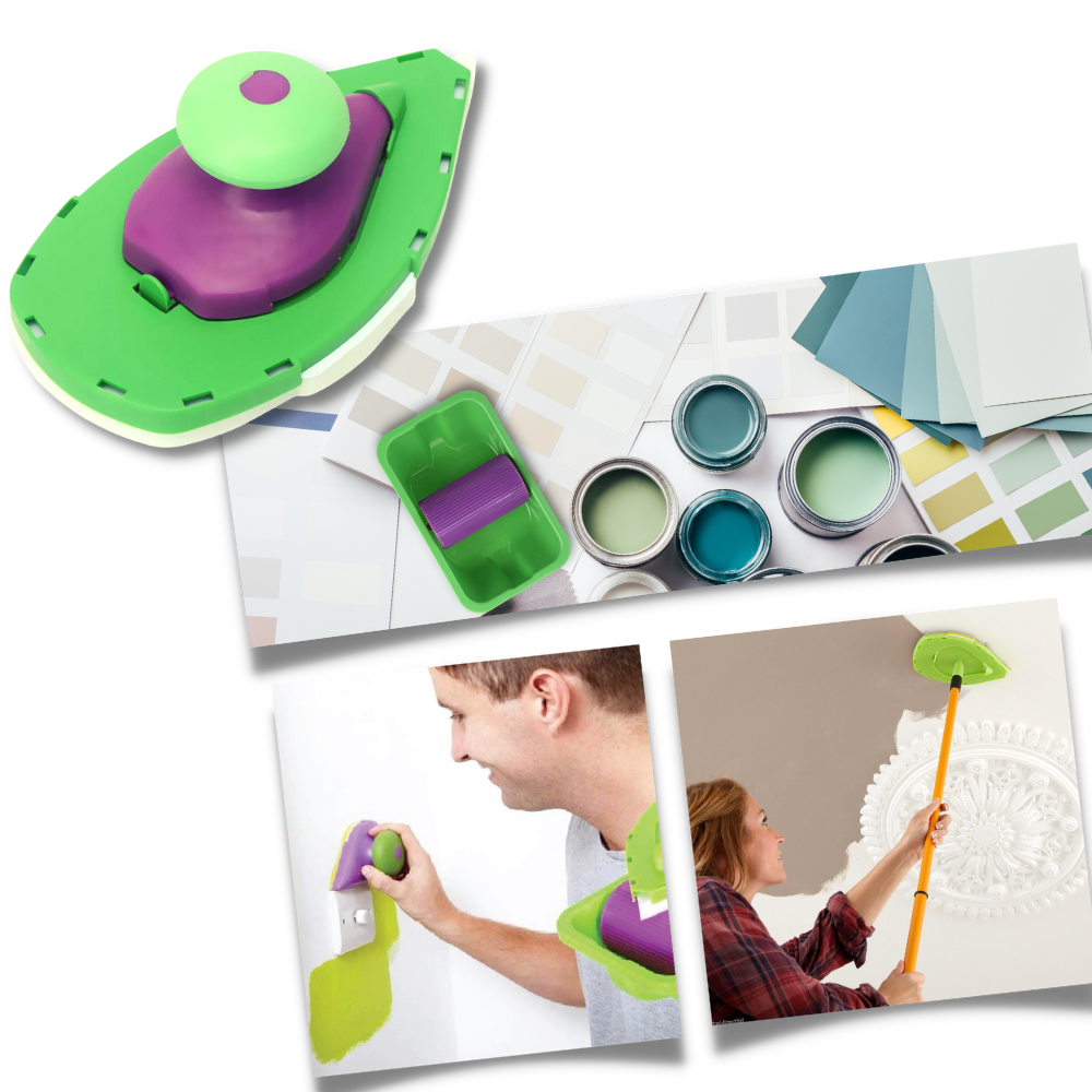 Paint Edger Set 4pcs Sponge Point and Decorative  - Ozerty