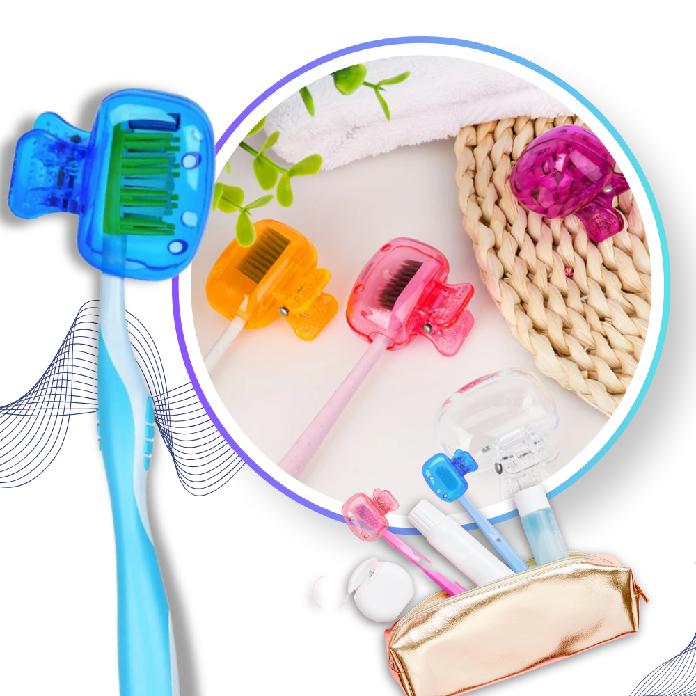 Portable Hygienic Toothbrush Head Cover - Ozerty