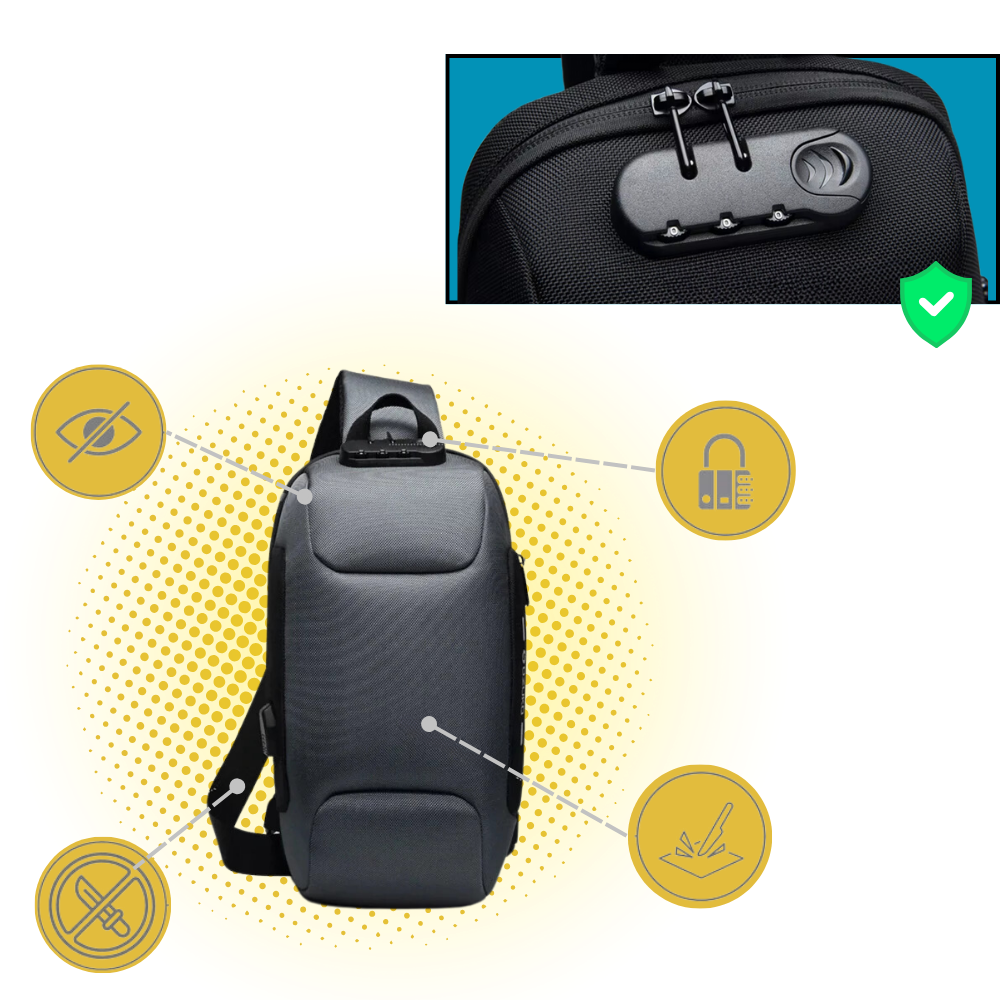 Secure Charge Crossbody Bag - Ozerty