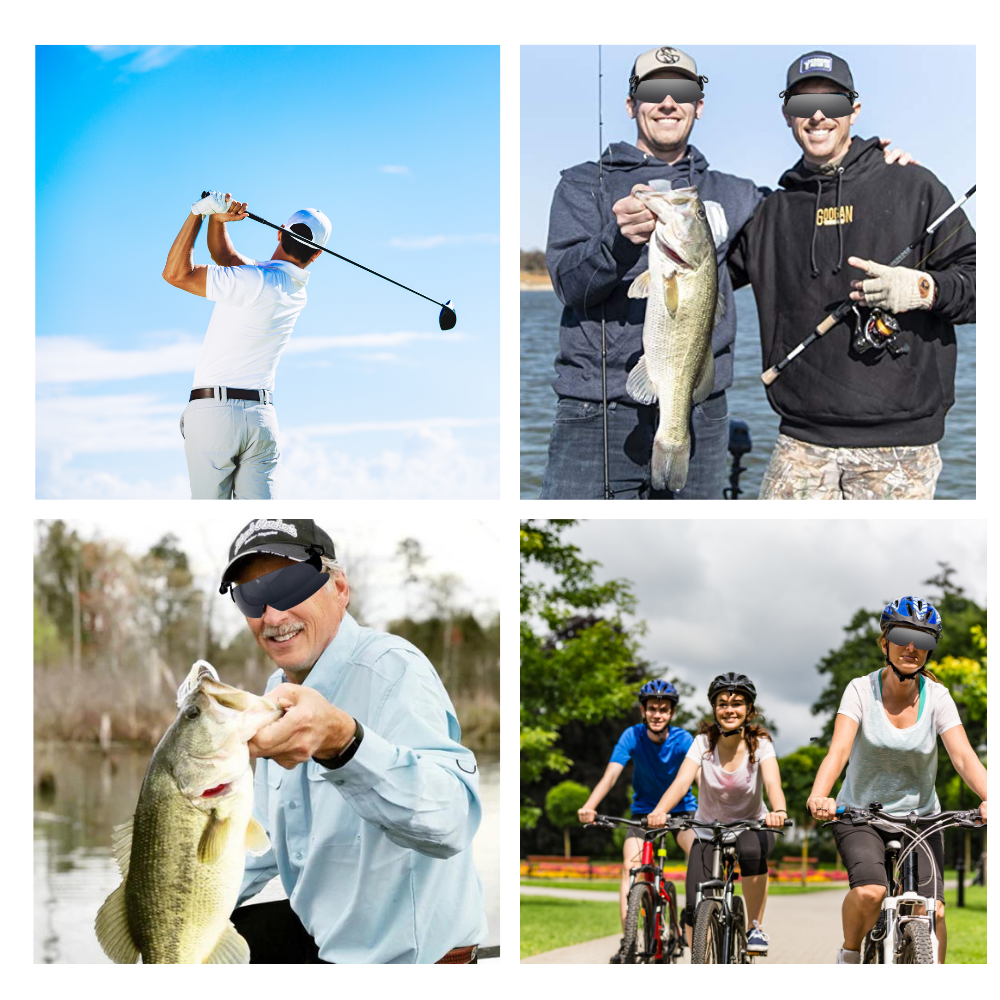 UV Protect Polarized Clip On Sunglasses - Ozerty